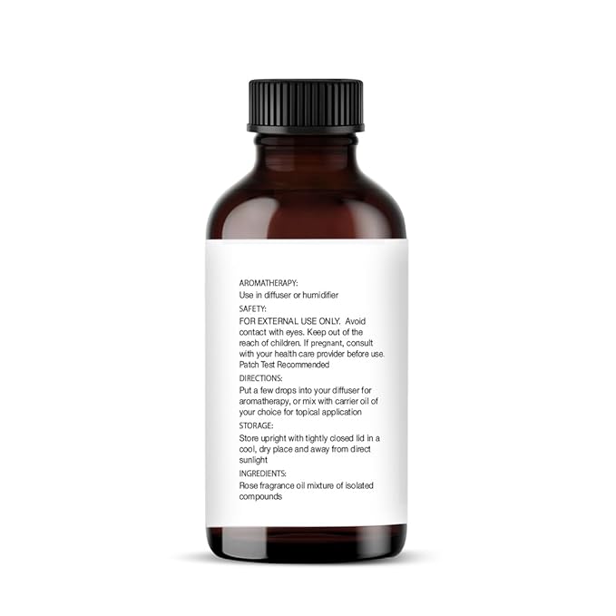 Majestic Pure Essential Oil with Glass Dropper - 100% Pure and Natural - Essential Oils for Diffuser, Aromatherapy, Soap and Candle Making, Rose Essential Oil, Rose Oil, 1 Fl Oz