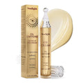 Soulight 5% Caffeine Eye Serum Anti Aging, Eye Cream Reduce Dark Circles, Puffiness, Fine Lines, Wrinkles, Hyaluronic Acid Niacinamide Eye Moisturizer with 360° Massage Ball, Eye Balm for Men & Women