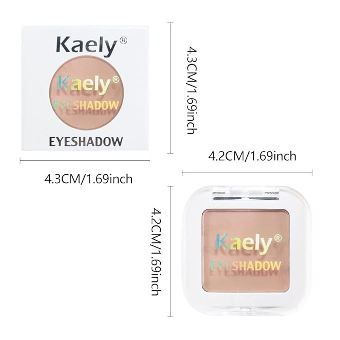 FeiCuiYun Matte Singe Eye Shadow Palette Makeup, Matte Nude Pink Monochrome Eyeshadow For Old Women, Mini Singe Pressed Pigmented Waterproof Sombras Para Ojos, Vegan, Talc, Paraben & Cruelty Free, 19