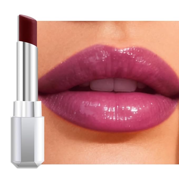 HHLTOH Cherry Honey Lipstick Tinted Lip Balm - Shine Moisturizing Lipstick for Women, Natural Nourishing Hydrating Lip Gloss Stain for Dry Lips, Tint Sheer Lightweight Makeup, Vegan - 1Pc #09 Cherry