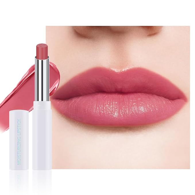 HHLTOH 1Pcs Tinted Lip Balm Moisturizing Lipstick – Waterproof Hydrating Matte Lip Balm for Women, Creamy Natural Color Stain for Dry Lips,Soft Matte Finish with Subtle Scent (#11 Retro Red)
