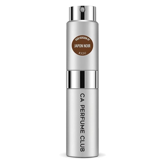CA Perfume Impression of Japon Noir for Women and Men Woody Spicy Scent Long Lasting Unisex Fragrance Eau De Parfum Travel Size Refillable Atomizer Spray 0.27 Fl Oz 8ml