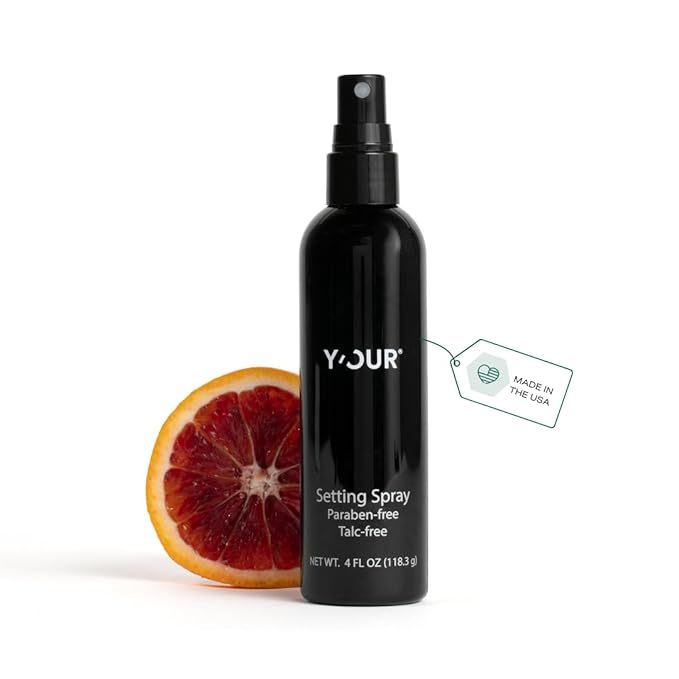 Y'OUR Age-Defying Setting Spray & Silk Face Mist, 16HR+ Crease-Resistant, Transfer Proof, Hydrating Mist for Mature Skin, Pore-Blurring & Skin-Firming, Vegan & Cruelty-Free, Caffeine & Pro-Vitamin