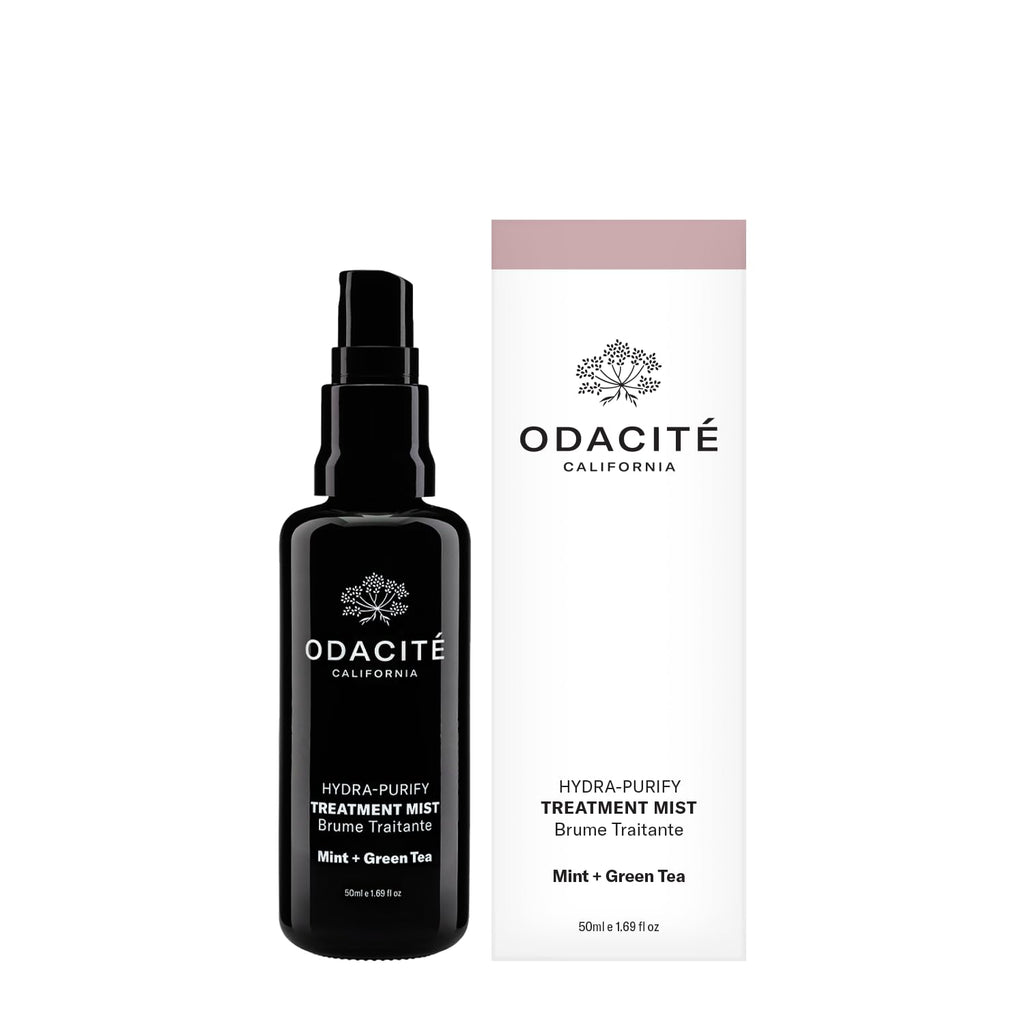 Odacite Mint & Green Tea Hydra-Purifying Facial Mist – Toning Spray for Acne & Pimple-Prone Skin – Clarifying Face Mist for Hydration, Blemishes & Tired Complexion, 1.69 fl oz
