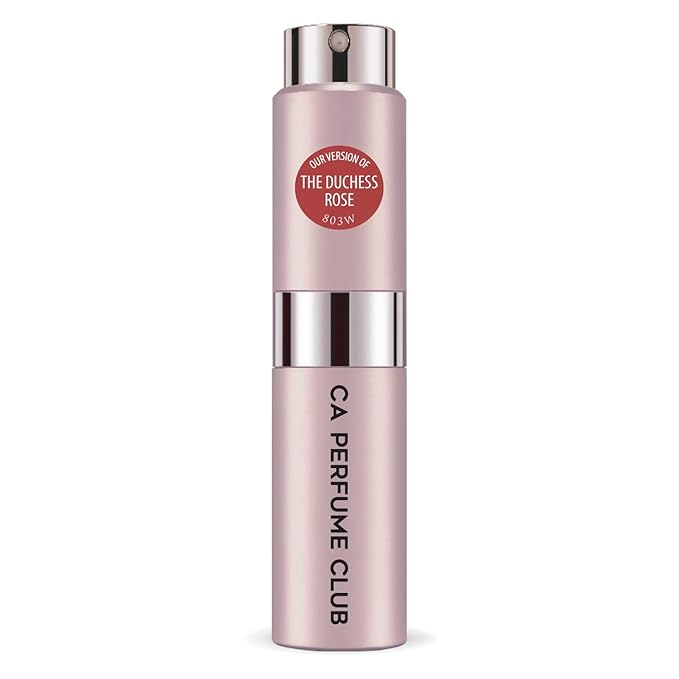 CA Perfume Impression of The Duchess Rose for Women Amber Floral Scent Long Lasting Perfumes for Women Eau De Parfum Travel Size Refillable Atomizer Spray 0.27 Fl Oz 8ml