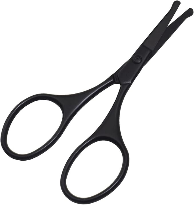 Motanar Multicolor Professional Grooming Scissors for Facial Hair Removal
