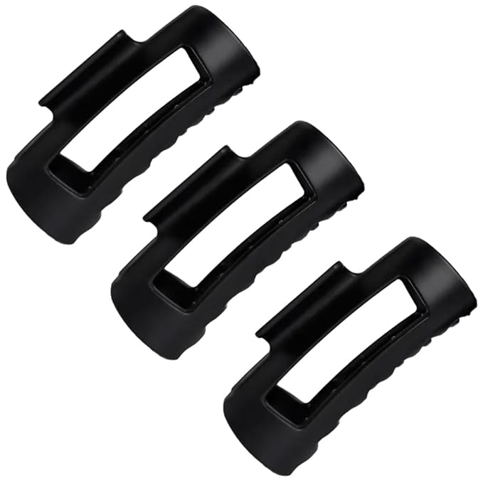 Fashion Hair Clips, Cloud Hair Pins for Women, 3.9 inch Hair Claw Clip for Thick/Fine/Thin/Curly Hairstyle, Black 3 Pack