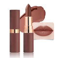 CAKAILA Warm Brown Nude Lip Stick,Matte Cream Lipstick Set for Women,Long Lasting Waterproof Smudge Proof Velvet lipsticks Crayon,Lip Makeup Kit Travel Size,Vegan & Cruelty-free (Pack of 1)