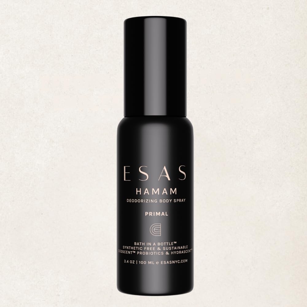 ESAS NYC Primal Hamam - Organic Deodorant Body Spray - MADESAFE® - WARM | SENSUAL | SWEET - 3.4 oz