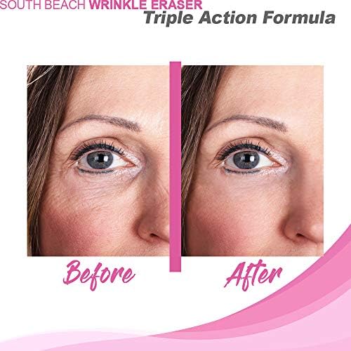 South Beach Skin Solutions Instant Face Tightening & Wrinkle Smoother – Visible Lifting Effect in Minutes with Insta-Lift™ + Insta-Brite™ Technology – Firms, Smooths & Brightens Skin (Airless Pump)