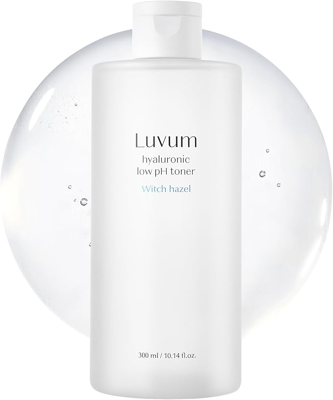 Luvum Witch Hazel Hyaluronic Low pH Toner, Witch Hazel, Hyaluronic Acid, pH 5.5, 10.15 fl. oz