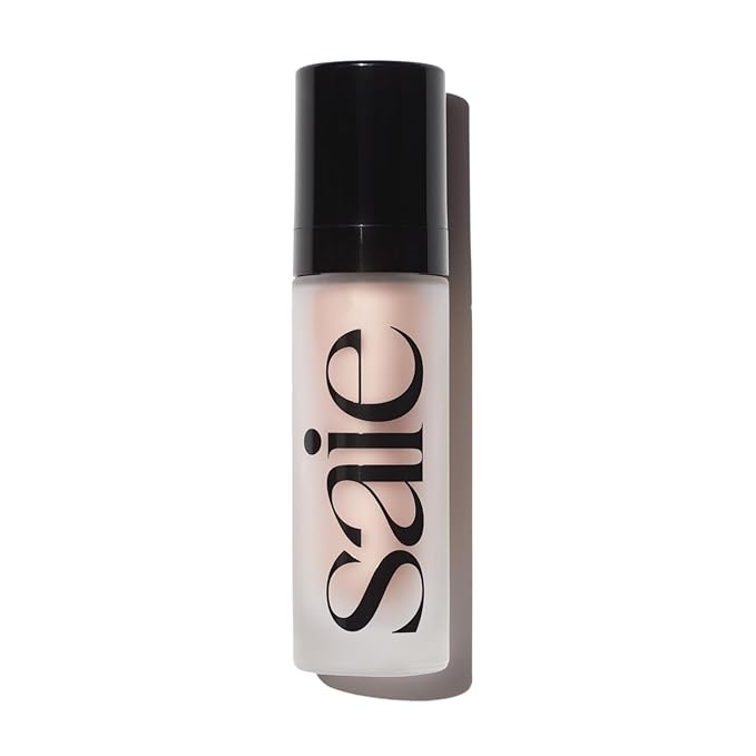 Saie Glowy Super Gel Illuminating Face Makeup Primer, Roseglow (1 oz)