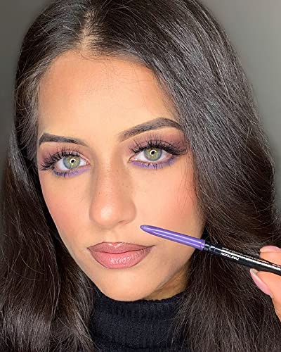 VASANTI Kajal Waterline Eyeliner (Violet Rays) | Long-Lasting, Blendable Waterline Eye Liner | Smudge-Proof and Water-Resistant Eyeliner Pencil for Sensitive Eyes | Ophthalmologist Approved & Tested
