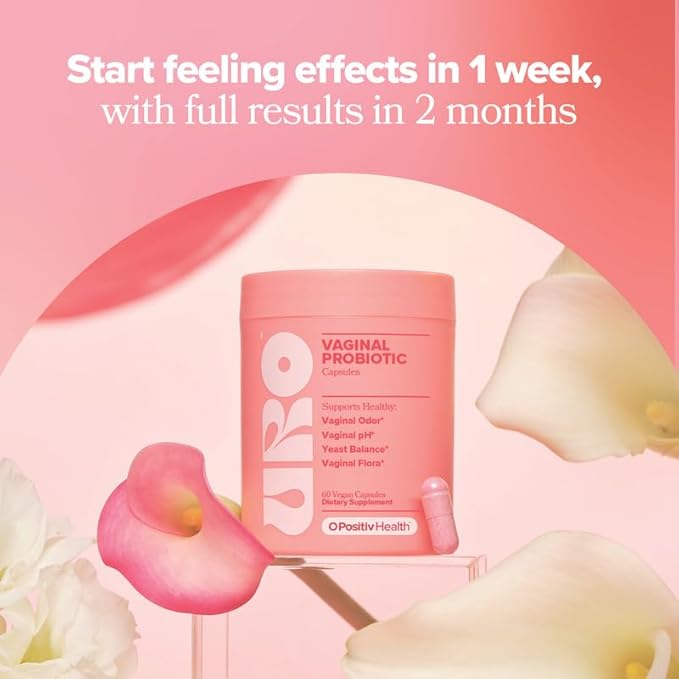 URO Vaginal Probiotics for Odor, Flora & pH Balance – 90-Day Supply