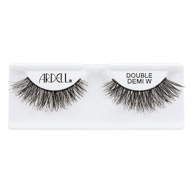 Ardell Double Up False Eyelashes – Double Demi Wispies Strip, Wispy Dramatic Look, Reusable Fake Lashes for Women, 4 Pairs
