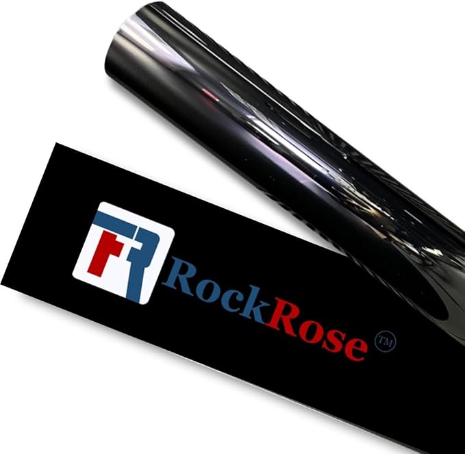 RockRose 35% Nano Ceramic Car Window Tint 40 in x 10FT 2PLY Privacy Film Heat Block, 99% UVR, and 85% IRR Block for Auto or Home Strong Adhesive, Easy Shrink, Plotter Friendly - Charcoal