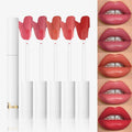 Hxssll Matte Lip Stain – High Pigment Non-Transfer Matte Liquid Lipstick, Long-Lasting Waterproof Smudge-Proof Lip Color, Lightweight Comfortable Velvet Finish Lip Tint 02#（5PCS）