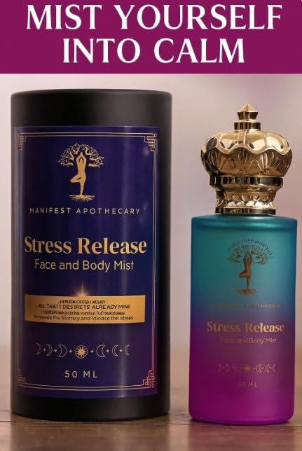 Manifest Apothecary Stress Release Face and Body Mist- Full Size, 50ML