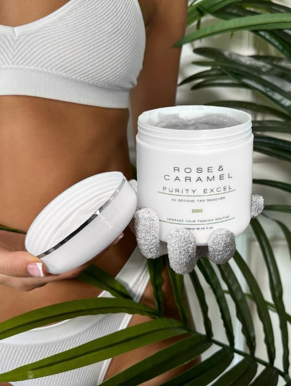 Rose & Caramel Purity Excel 60 Second Self Tan Remover 14.89 Fl Oz (440ml)