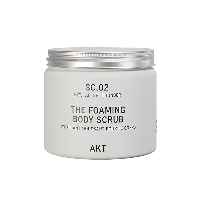AKT The Foaming Body Scrub, SC.02 After Thunder, 8.4 Fl Oz, All Genders