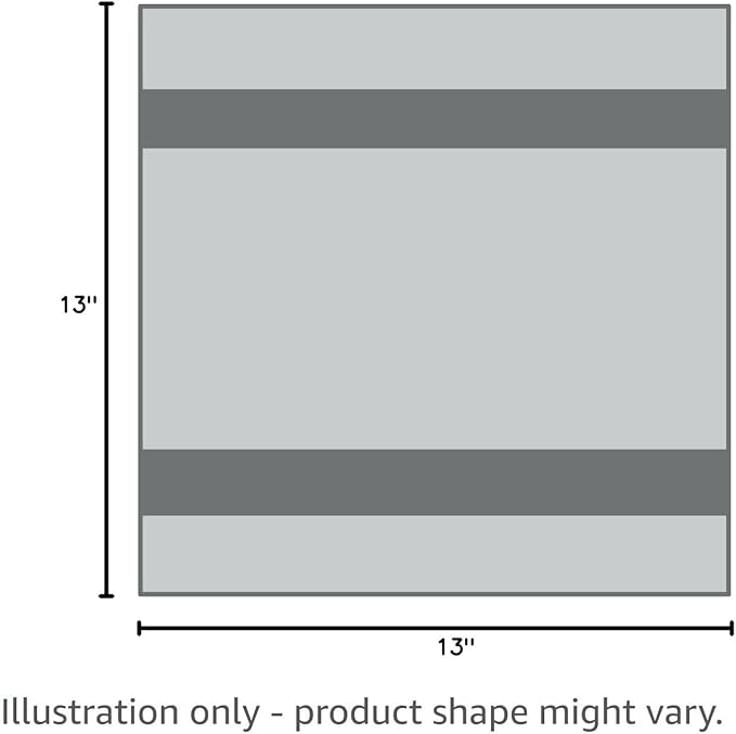 Wash Cloths 6 Pack,Reusable Face Towel for Sensitive Skin,13''x13'',Grey
