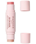 Wander Beauty Women's On-the-Glow Blush & Illuminator, Coral Rose/Glow, Pink, 1 Count