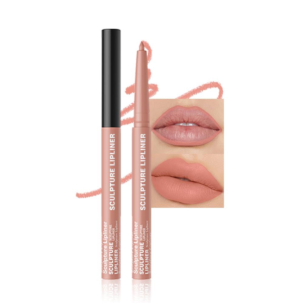 Hxssll 12 Colors Matte Lip Liner Pencil – Long Lasting Waterproof Lip Liner, Smudge Proof Transfer Proof Lip Pencil, High Pigment Lip Makeup for Defining & Filling Lips (09#, 1PCS)