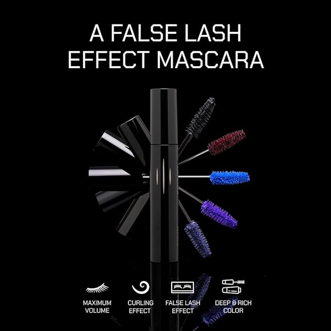 Radiant Professional Curl Lengthening Mascara, Cruelty Free, 02 Plum Brown