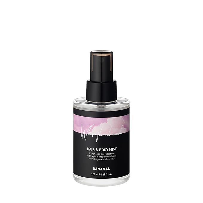Perfumed Hair Mist for Women – Castor Oil for Shine & Long-Lasting Scent, Clean Hair Perfume & Body Mist – Botanical Waters & 17 Amino Acids, Sulfate, Paraben, Silicone-Free – White Floral Musk, 125ml