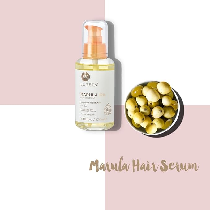 Luseta Marula Oil Hair Treatment Serum for Fine and Dry Hair 3.38 fl oz