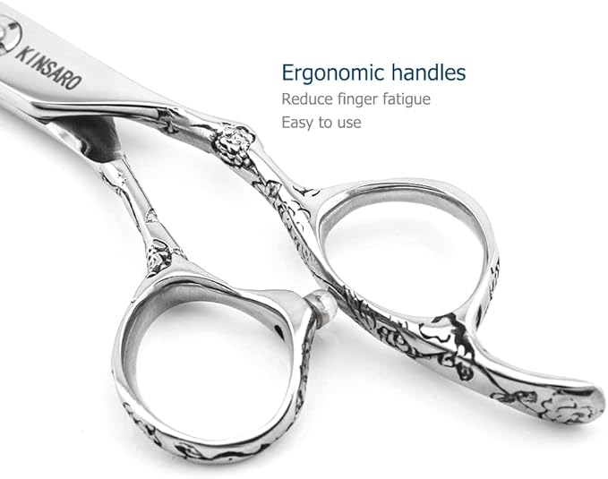 KINSARO 6 Inch Professional Hair Thinning Scissors, 440C Texturizing Shears