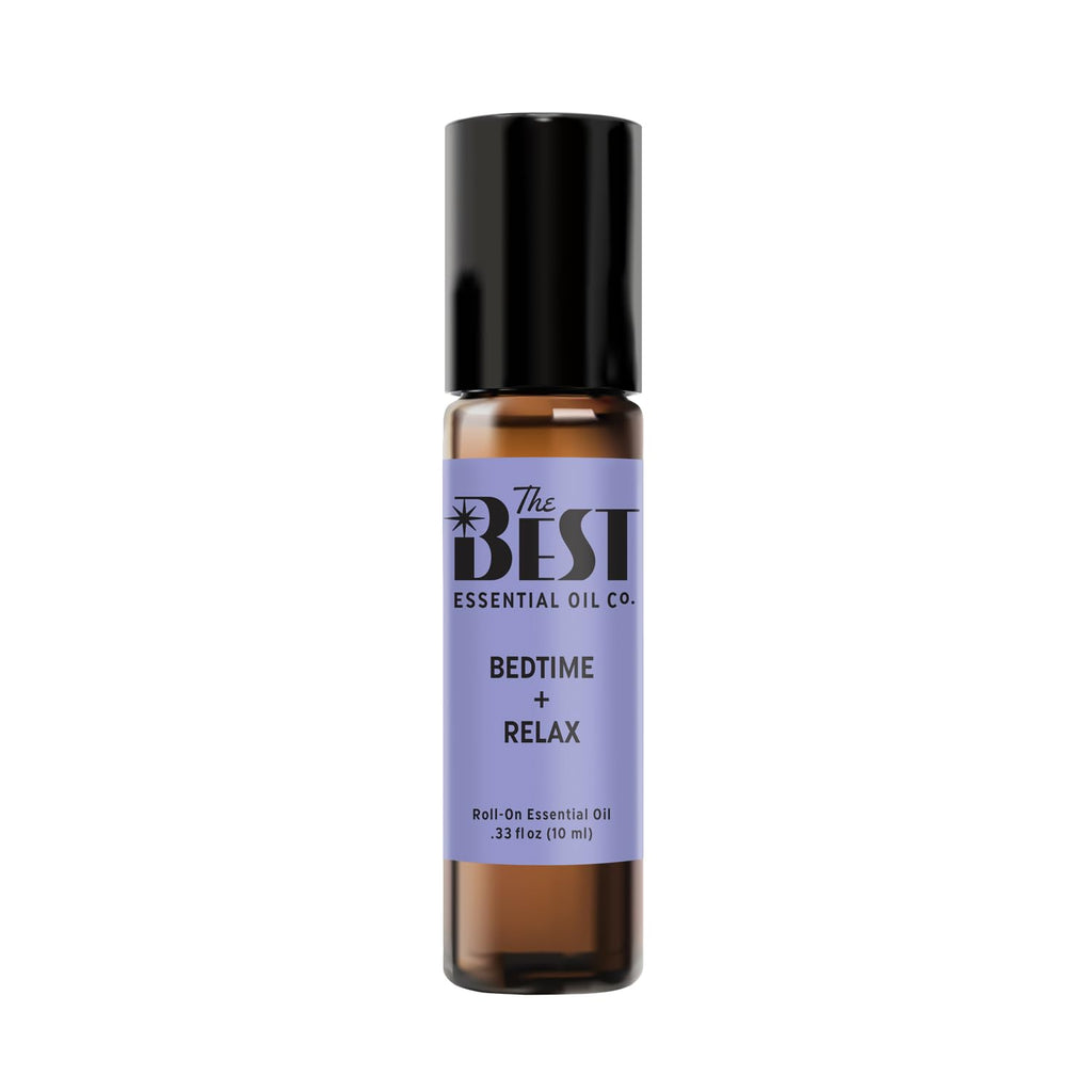The Best Bedtime + Relax Essential Oil Roll-On Blend- Premium Grade- Pre-Diluted in Coconut Oil- Ready to Use- 10 ml (.33 fl oz)