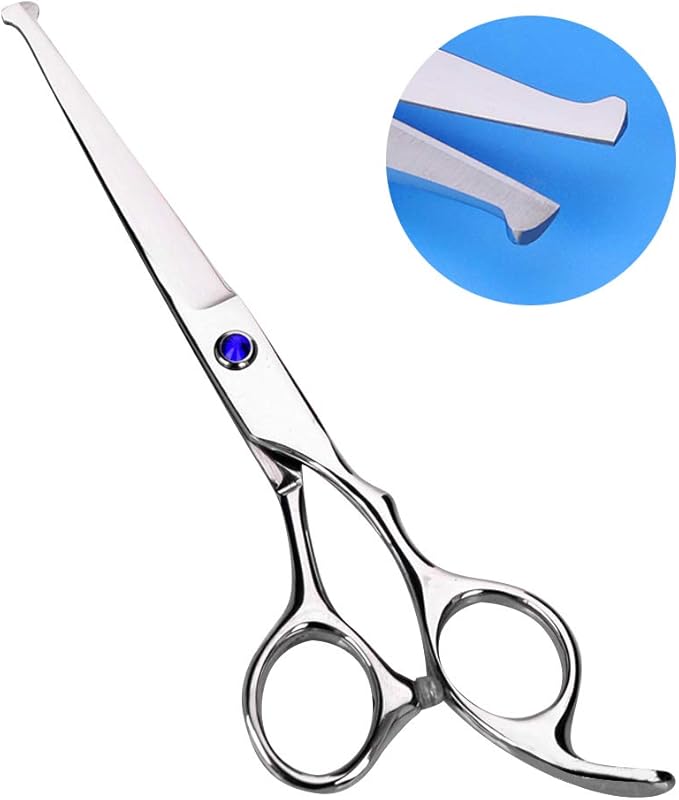 Lplpgg Hair Cutting Scissors Set Professional Hair cut Scissors Kit with Cutting Scissors Thinning Hairdressing Shears Set for Barber Salon (Blue)