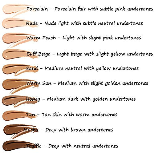 Foundation,Flawless Soft Matte Oil Control Liquid Foundation Full Coverage Face Makeup. (109# Mocha)