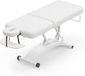Paddie 550lbs Hi-Lo Electric Massage Table Professional, White