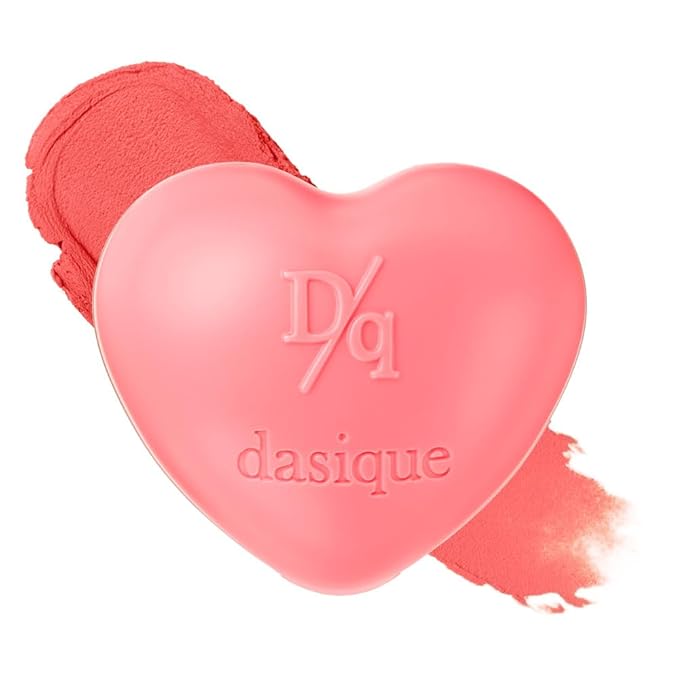 dasique Souffle Color Pot | i#03 Coral Choux | korean makeup | Makeup Blush | Buildable | Silky-Smooth Texture | Built-In Mini Brush | Multi-Use | Cheek and Lip