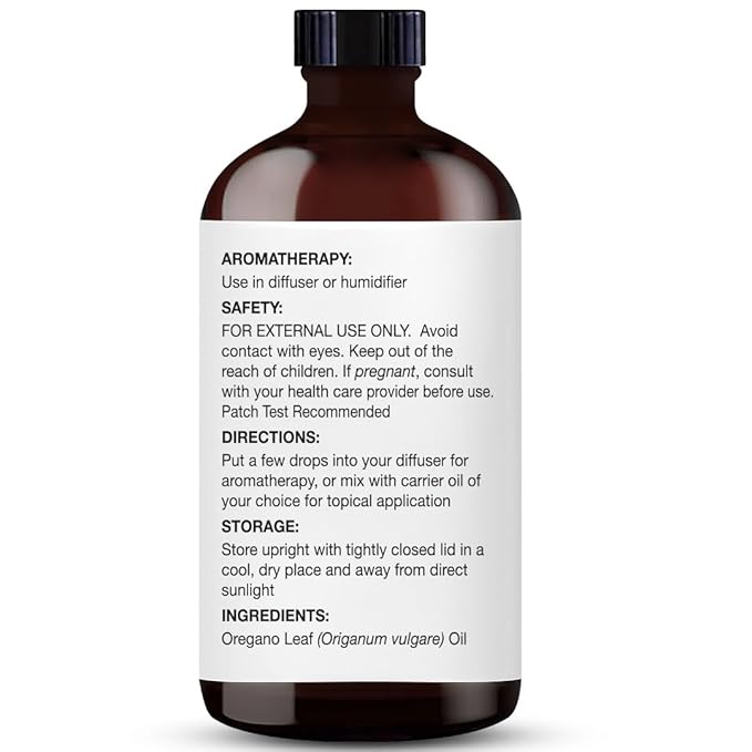 Majestic Pure Essential Oil with Glass Dropper - 100% Pure and Natural - Essential Oils for Diffuser, Aromatherapy, Soap and Candle Making, Oregano Essential Oil, Oregano Oil, 4 Fl Oz