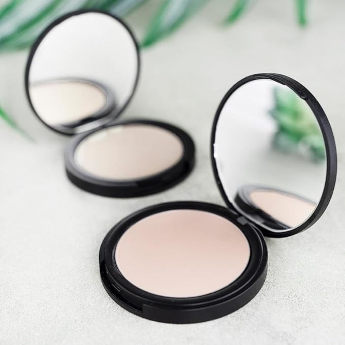 Organic Pressed Setting Powder, Talc-Free, Translucent Matte Finish, Light