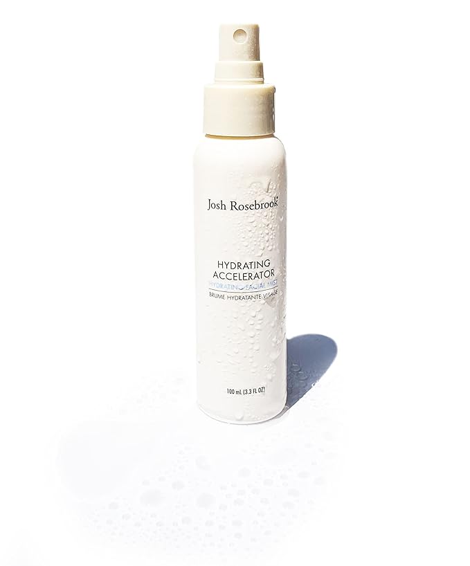 Josh Rosebrook Hydrating Accelerator Moisturizing Facial Mist - Refreshing & Lightweight Antioxidant Toner - Natural Facial Spray for All Skin Types Including Mature and Acne Prone - 100mL - 3.3 Oz