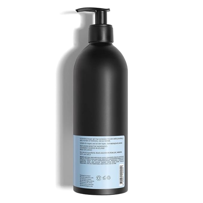 Blue Lagoon Skin Science - Shower Gel - Revitalizing Body Wash - Bioactive Blue Lagoon Seawater - Lightweight Gel Texture - Soft Ethereal Fragrance - Responsibly Sourced Ingredients - 500ML