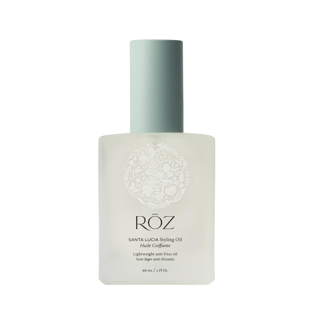 RŌZ Santa Lucia Styling Oil - Lightweight, Nourishing Hair Oil, a Foundation for Daily Styling, Frizz Control and Shine - Heat Protectant, Vegan, for All Hair Types - 2 Fl.Oz / 60 ml