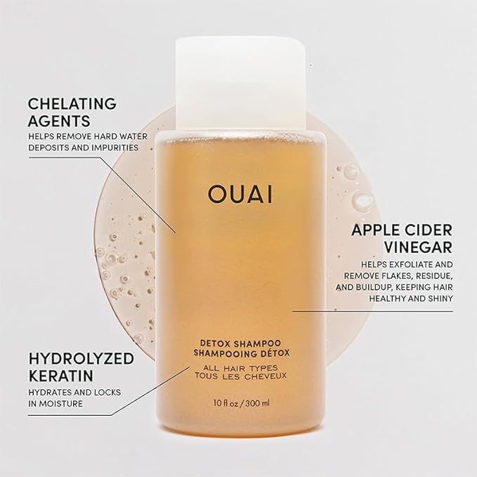 OUAI Detox Shampoo Travel Size - Clarifying Shampoo (3 oz)