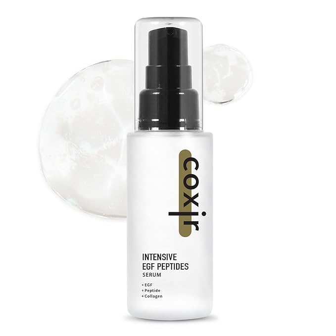 coxir Intensive EGF Peptides Serum, GHK-Cu Copper Peptide, 1.69 fl.oz