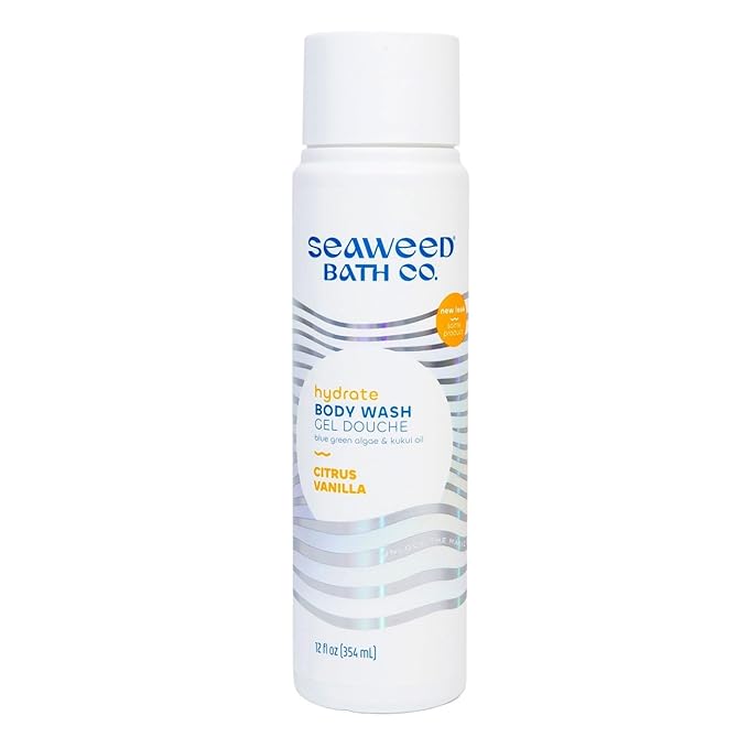 Seaweed Bath Co. Hydrate Body Wash, Citrus Vanilla, 12 oz