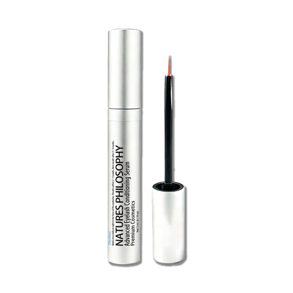 NP NATURES PHILOSOPHY Lash & Brow Conditioning Serum, Multi-Purpose Eye Makeup Base, Prostaglandin-Free Eyelash, Hypoallergenic Repair for Sensitive Dry Eyes, Contact Lens Safe, 3ml