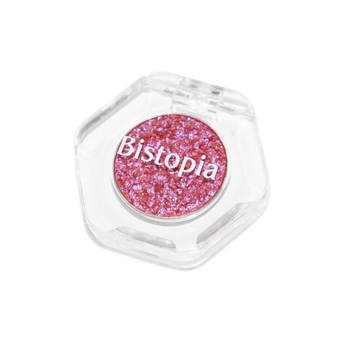 Bistopia Holographic Glitter Single Eyeshadow, Pearlescent Shimmer Metallic Cream Powder Eye Makeup, Blendable Long Lasting Waterproof, Multi-Use Face Highlighter, 2g (Oriel)