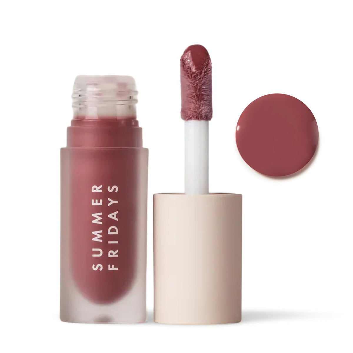 Summer Fridays Dream Lip Oil - Hydrating Tinted Lip Gloss Oil - Non-Sticky Formula with Skincare Benefits for Long-Lasting Softness + Shine - Effortless Beauty Gifts - Midnight Berry (0.15 Oz)