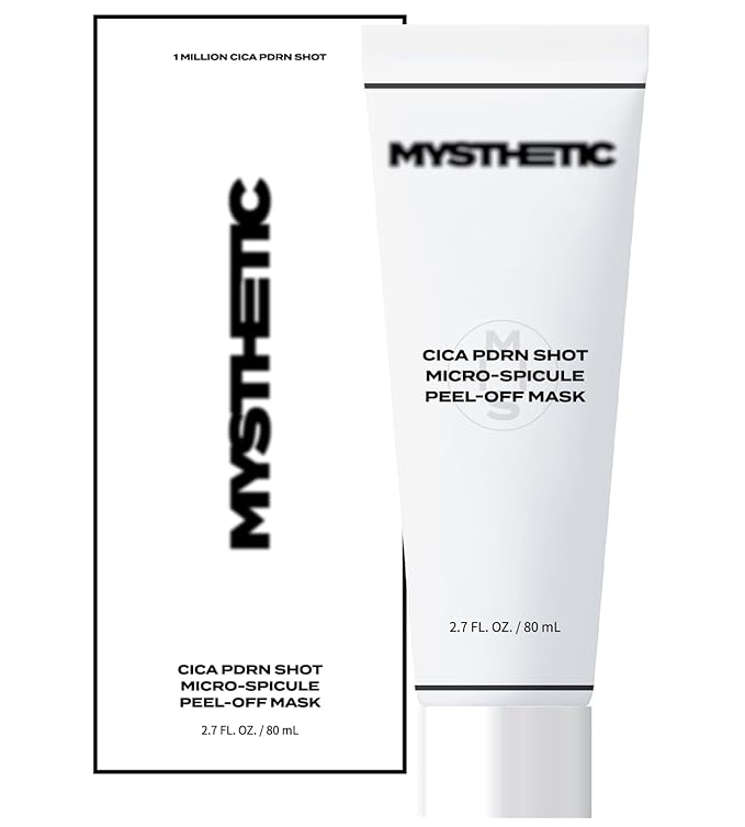 MYSTHETIC PDRN Collagen Wrapping Mask with CICA-PDRN Micro-Spicule Shots for Elasticity, Pore-Minimizing, Hydration, Glow - Korean Skin Care - 2.7 FL. OZ.