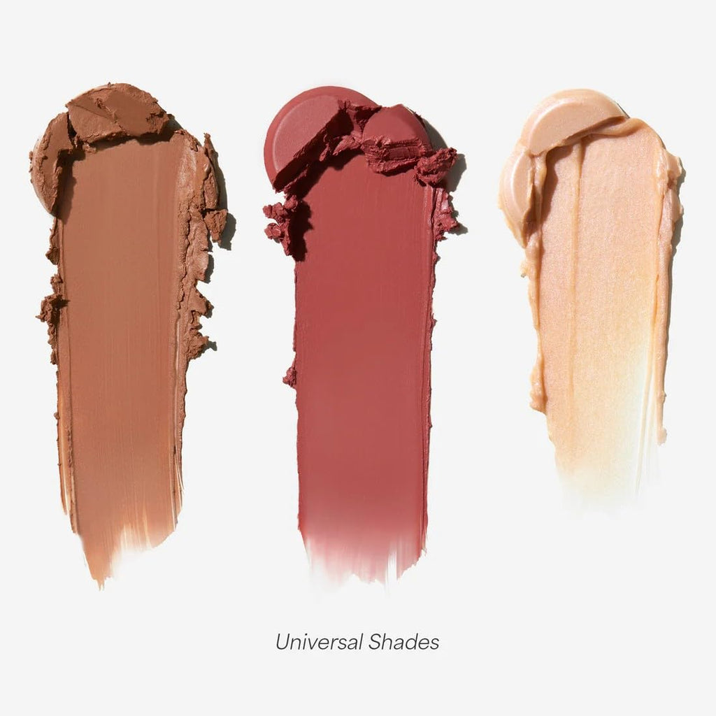 EarthsCure Glow Trio - 3 Piece Set: Bronzer, Blush, and Highlighter. Buildable Cream Sticks For a Luminous, Natural, and Youthful Look