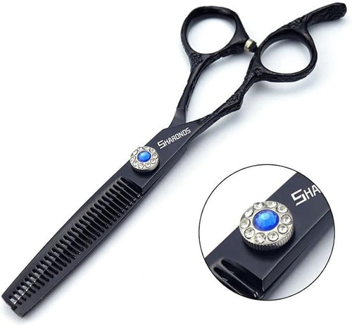 6 Inch Professional Hairdresser Scissors Left Handed Hairdresser Scissors Set (6-inch 2pc-B)